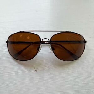 Stauer Flyboy Sunglasses Tortoise Print Metal Frame UV400 Aviator Pilot Style